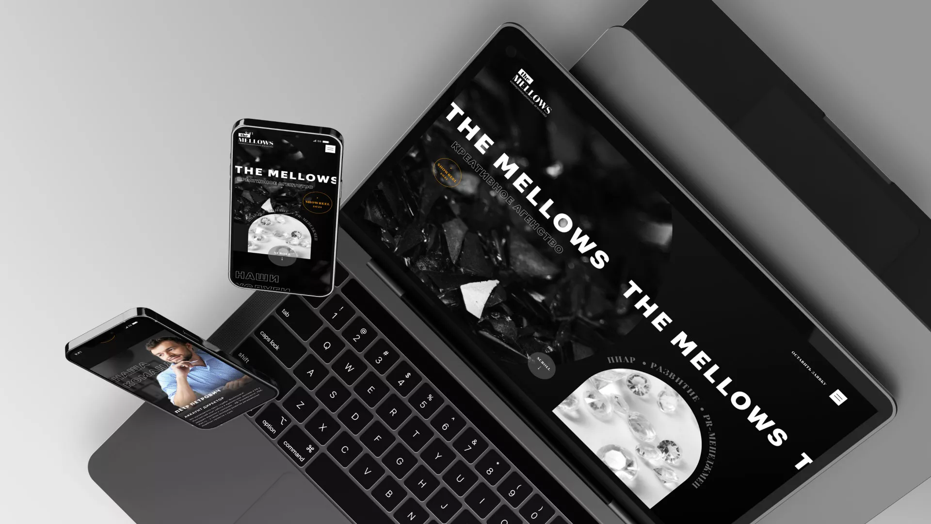 Разработка сайта креативного агентства «The Mellows» в Владимире