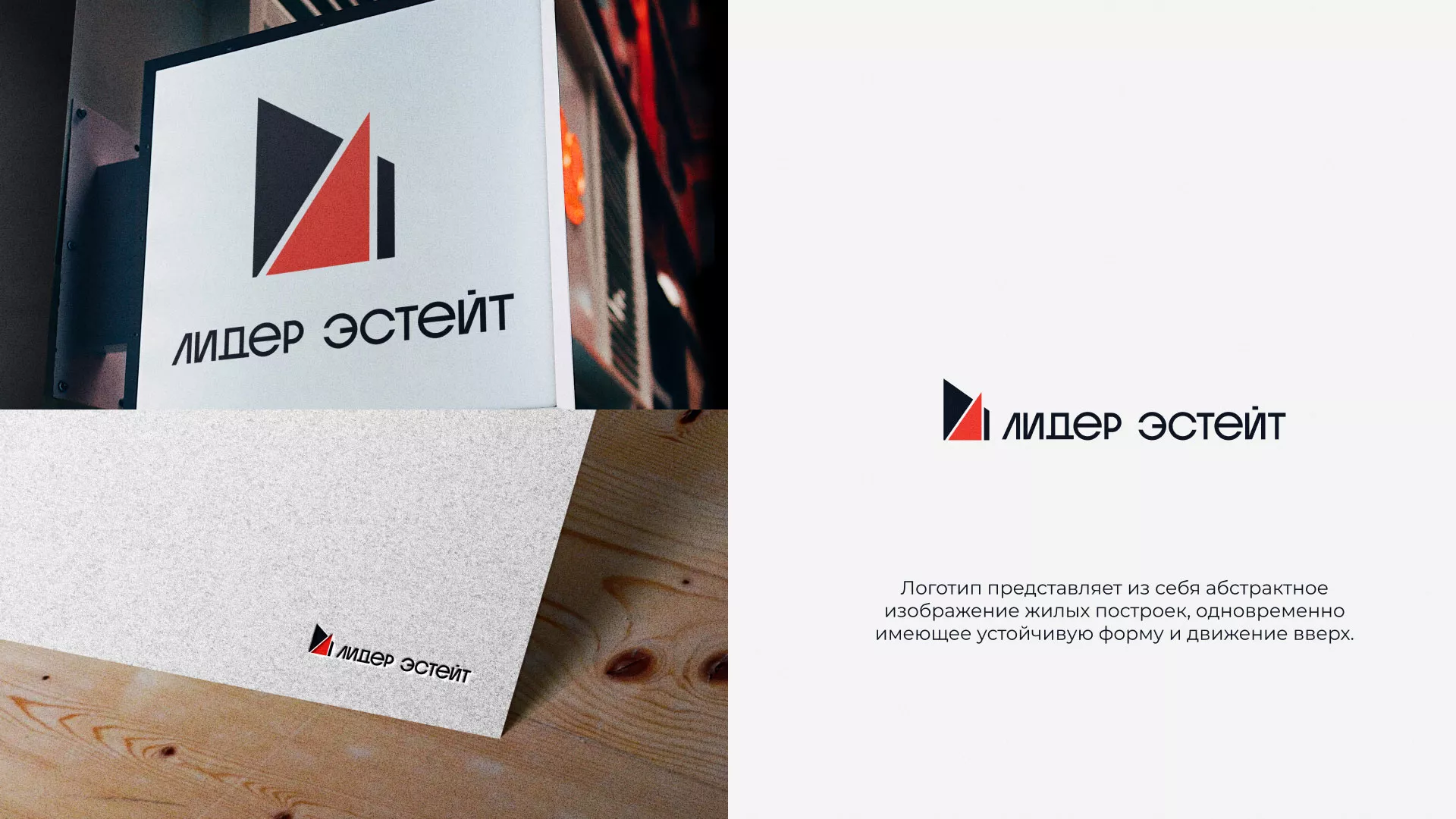 Сделали логотип для агентства недвижимости «Лидер Эстейт» в Владимире